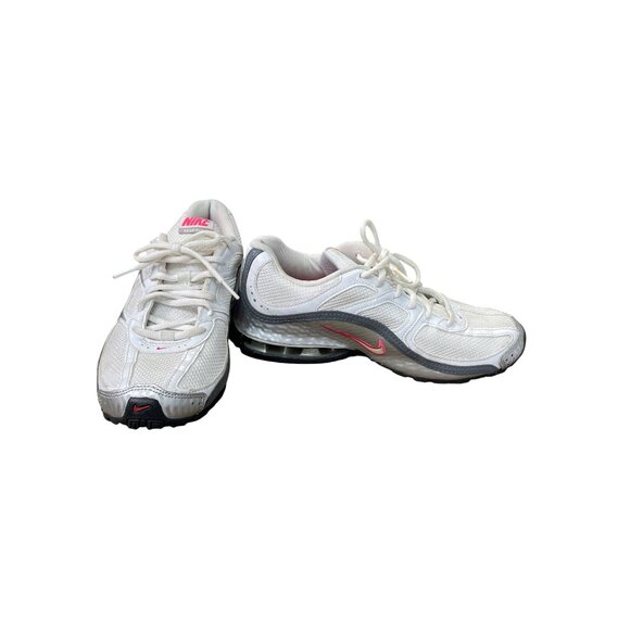 Nike Reax 5 Womens white pink running shoes Size 8 SKU 8974 - Picture 1 of 16